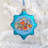 9'' Handmade Glass Holiday Shaped Ornament