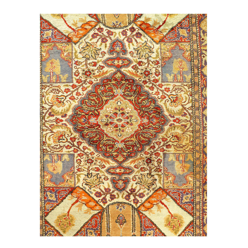 Vonzetta One-of-a-Kind 4' X 6'3'' Hand Knotted Area Rug