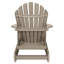 Chaise Adirondack pliante et inclinable en plastique Anette-84408551