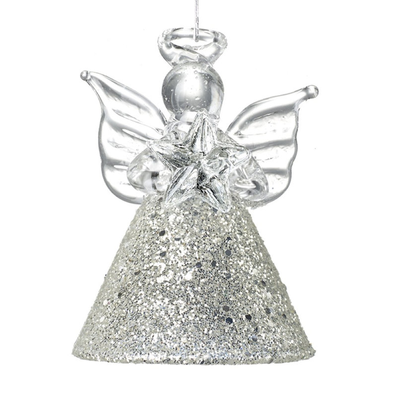 4cm Glass Hanging Figurine Ornament
