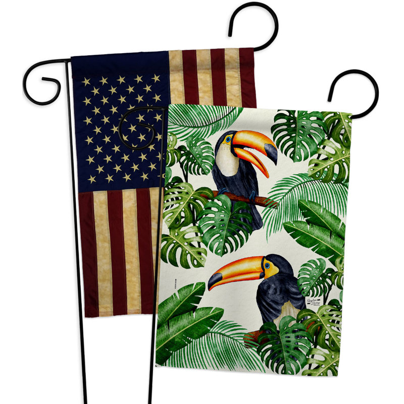 Double Sided 18.5 in. H x 13 in. W Polyester Garden flag