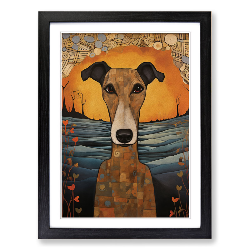 Greyhound Symbolism No.2 - Framed Print