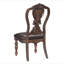 Ensemble de table de salle à manger 9 pièces avec rallonges et 6 chaises d'appoint Lavish Style-1039963714
