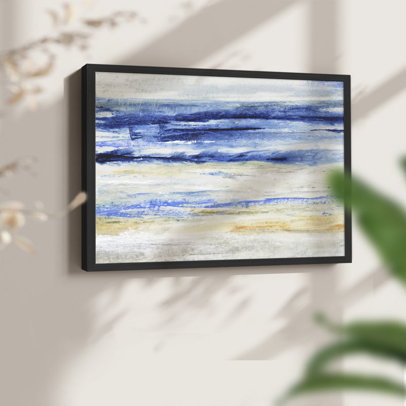Choppy Seas II - Reproduction encadrée - Restickable, H 11 po x l 14 po, Noir