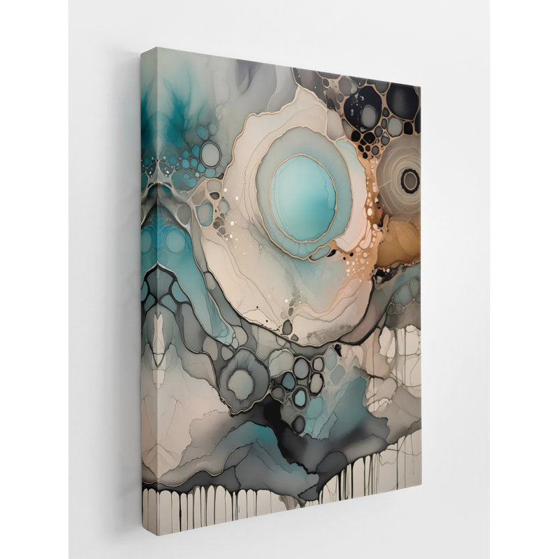 Moonlit Currents, 32" H x 24" W