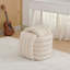 060-Chenille, tabouret de maquillage avec repose-pieds