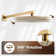 SlideLux Complete Rainfall Shower System with Rough in-Valve and Slide Bar