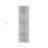 8' Runner Gray Geometric Washable Non Skid Indoor Outdoor Runner Rug