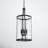 Wayland 6 - Light Lantern Geometric Chandelier in Black-1029291755-999556925-999556930
