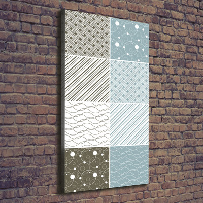 Geometric Patterns - Wrapped Canvas Print