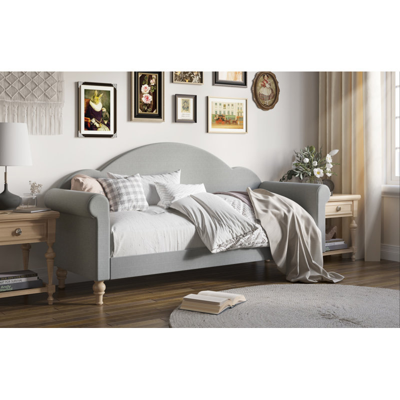 Alvon Upholstered Daybed, Gray