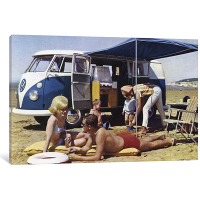 « caravan family », reproduction de photo sur toile
