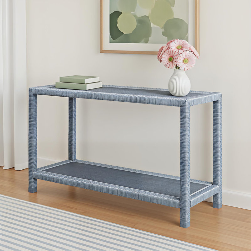 Graham 50'' Console Table, Sea Glass