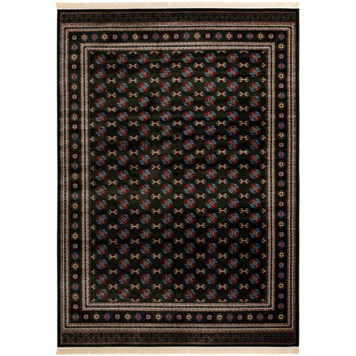 Tapis traditionnel Hinshaw vert foncé