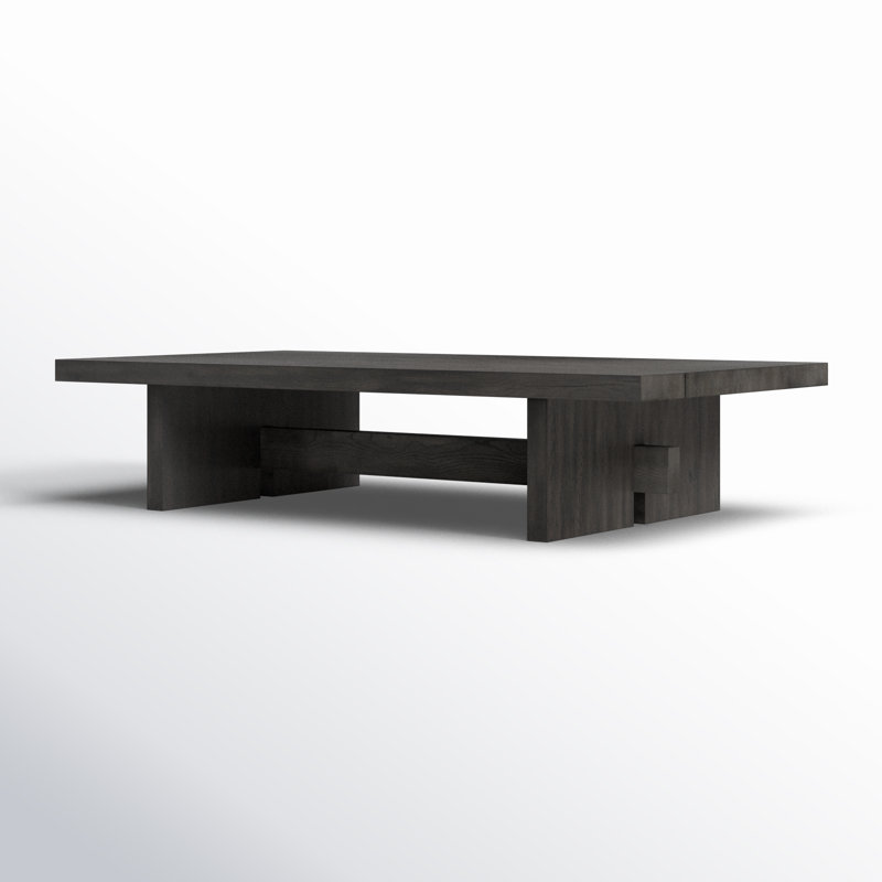 Conti Single Coffee Table with Storage, Black