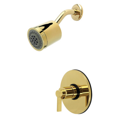 Robinet de douche à pression équilibrée à poignée simple Kingston Brass NuvoFusion