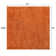 Antto Solid Low-Pile Orange Rug