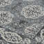 Tapis bleu 8 pi x 10 pi Medallion