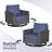 Ingvald 8- Person Outdoor PE Wicker Patio Conversation Set with Fire Pit and Cushions-1963145781-1963145780