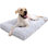Lavable pour chien Lit de luxe pour chien en peluche Fulffy