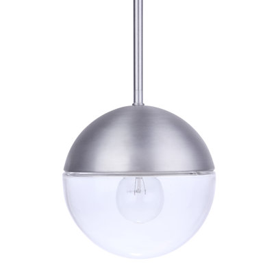 Luminaire suspendu d'extérieur 1 lumière H 8,19 po Azuzena