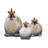 Chicken Dough Glazed Ceramic Garden Statue-1486975112