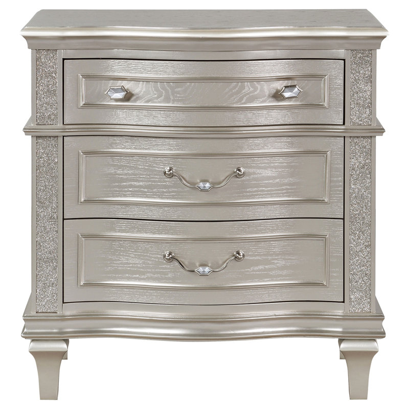 Evangeline 3-Drawer Nightstand