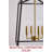 Cenaida 4 - Light Dimmable Lantern Geometric Chandelier