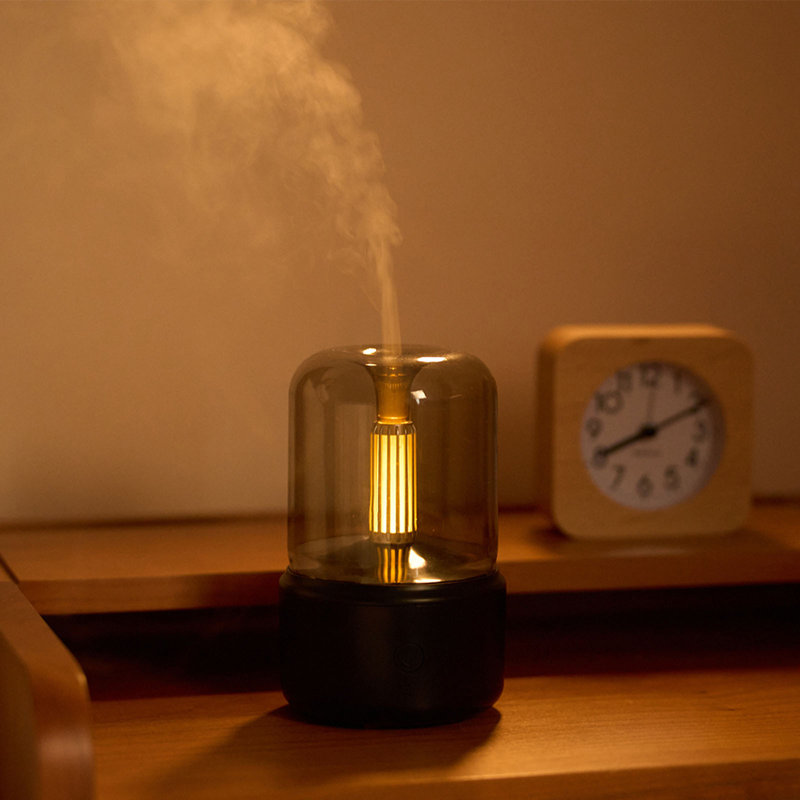 Bougie de diffuseur d'arôme Aroma, Noir