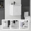 Meuble-lavabo flottant avec lavabo, porte à fermeture en douceur, lavabo en céramique, contreplaqué-133039508