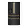 36" Autograph Edition 21.6 Cu. Ft 4-Door French Door Refrigerator with Water and Ice Dispenser in Black Stainless Steel with Champagne Bronze Square Handles