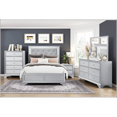 Table de chevet glamour avec rangement à 2 tiroirs, meubles de chambre à coucher modernes pour un rangement de chevet élégant et fonctionnel