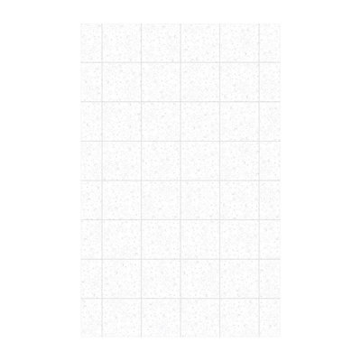 62'' W 0.25'' D 96'' H Glue Up Solid Surface Wall