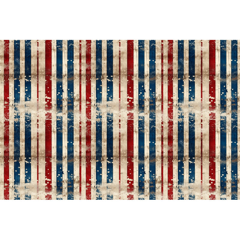 Patriotic Shower Curtain Cool Bathroom Decor Blue, H 93 po x l 70 po