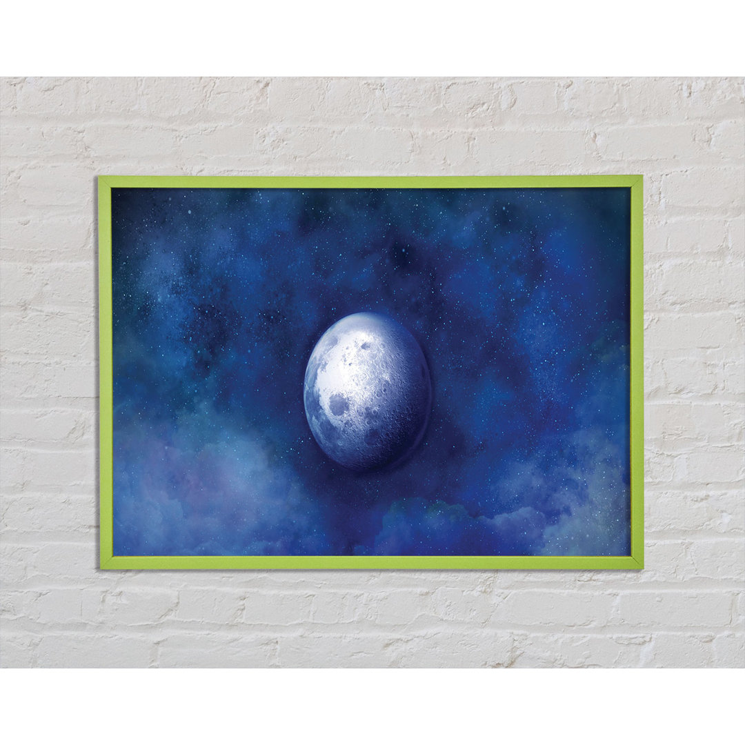 Aubai The Blue Moon Beauty - Einzelner Bilderrahmen Kunstdrucke