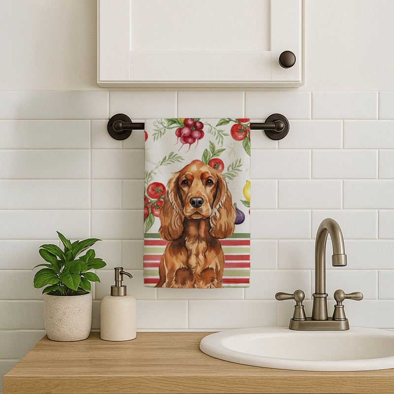 Serviette de cuisine Red English Cocker Spaniel, Épagneul cocker anglais rouge