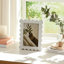 Sagebrook Home 4X6 Scallop Edge Photo Frame, White-100380595