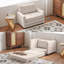 Canapé-lit en chenille 43,31 po Ruthi-1883161241