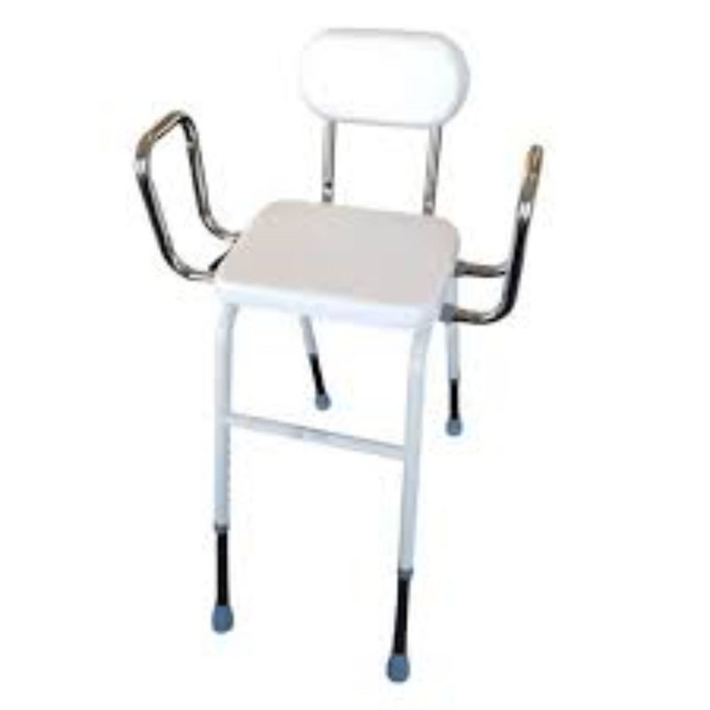 All-Purpose Stool with Adjustable Arms