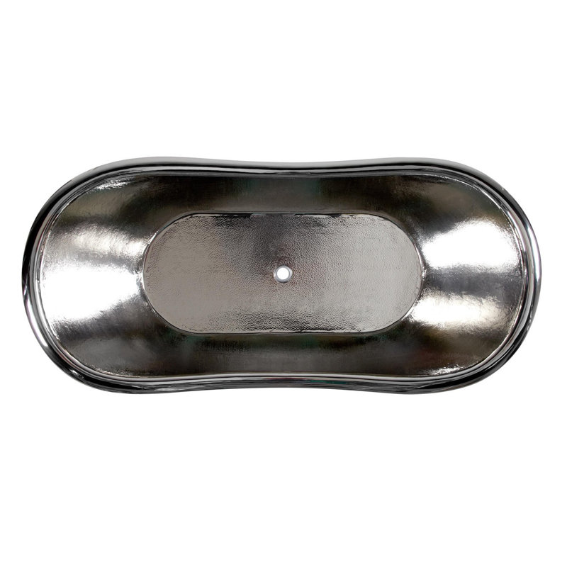 720mm x 320mm Freestanding Soaking Copper Bathtub