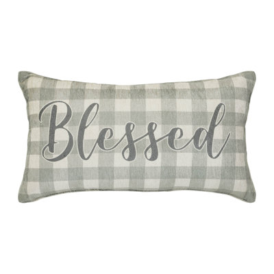 Celebrate Grace Blessed Pillow 7x13