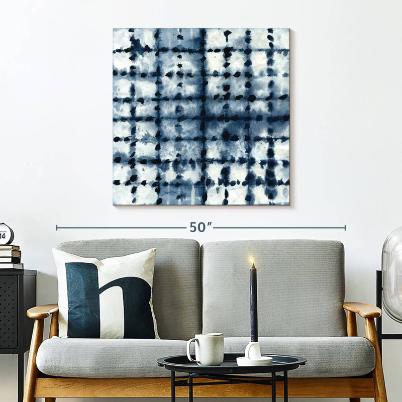 Shibori Patchwork, 30" H x 30" W