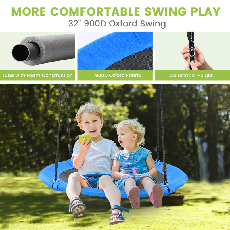 65ft Ninja Warrior Obstacle Course with Swing, Ninja Warrior Slackline