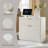 23'' Fluted Nightstand With Mid-Century Modern-605077751