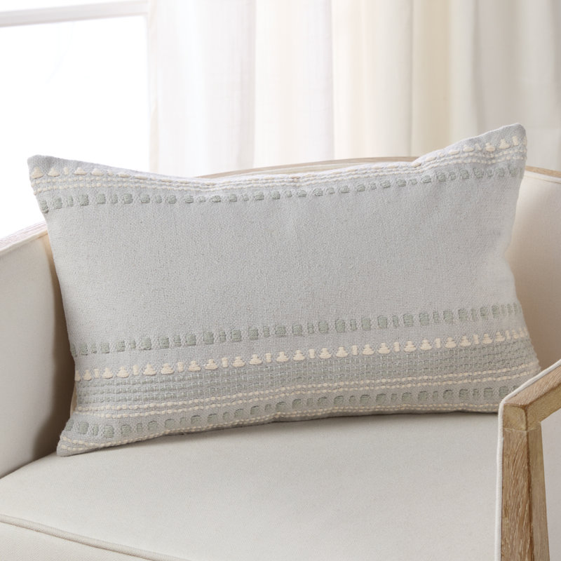 Housse de coussin rectangulaire 100% coton Bryson, Pas de remplissage
