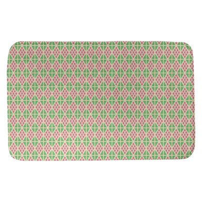 Tapis pour salle de bain diamants Leffel