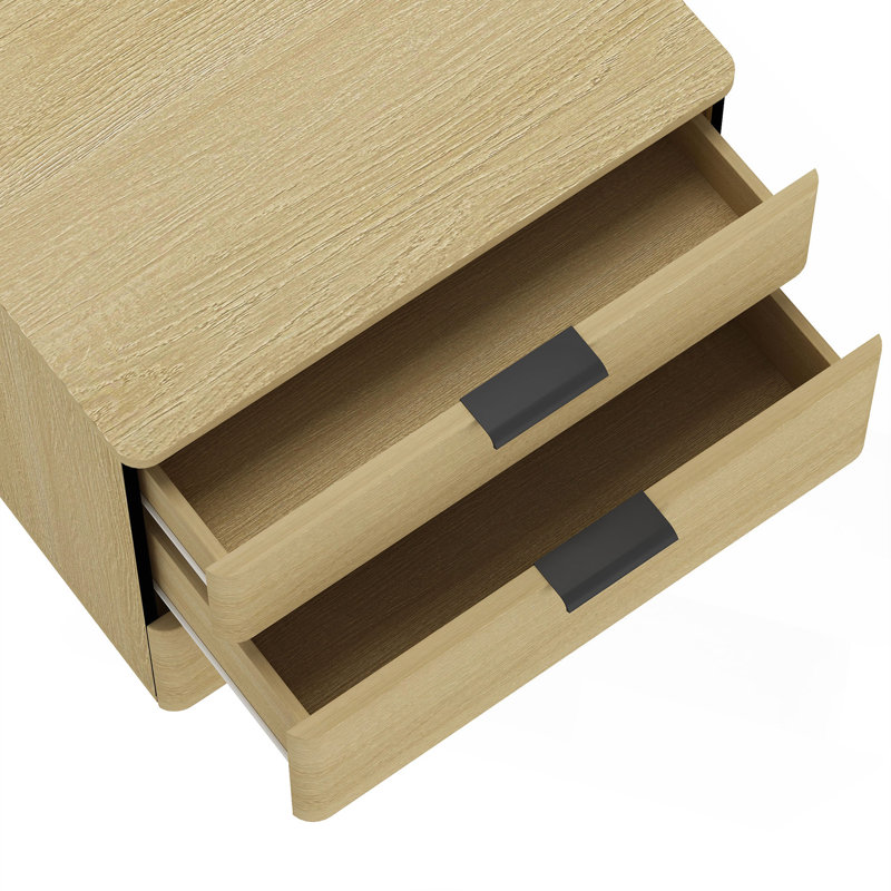 Payton 26" Nightstand in Natural Oak (3-Drawer)