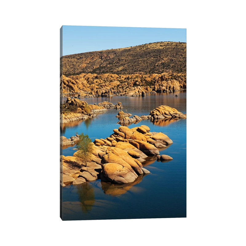 Watson Lake - Prescott Az USA by Susan Schmitz - Wrapped Canvas Gallery-Wrapped Canvas Giclée, 20.32 cm H x 30.48 cm W