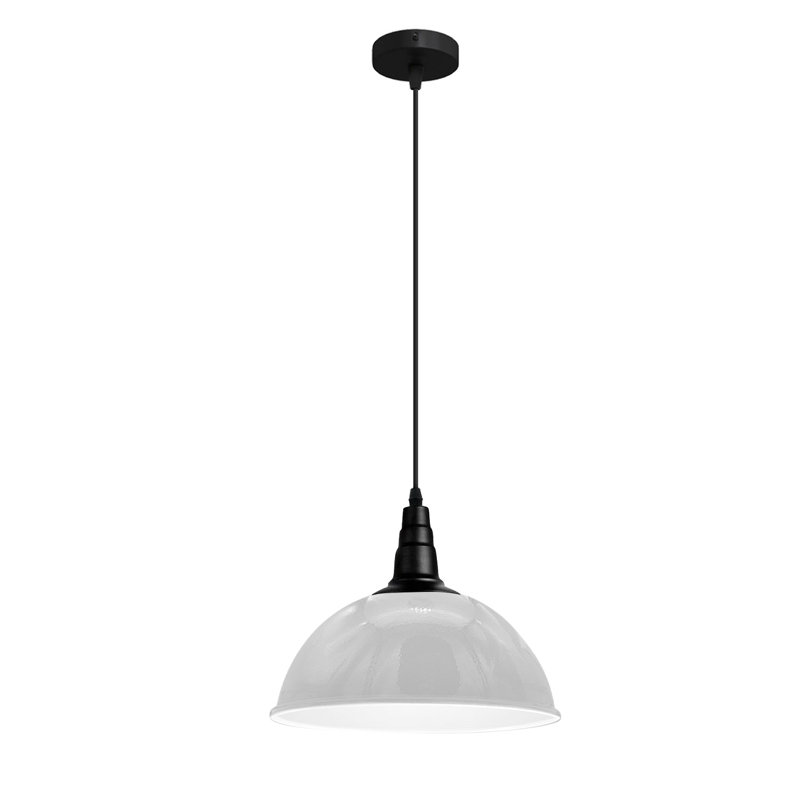 Aarika 1 - Light Dome Pendant, White