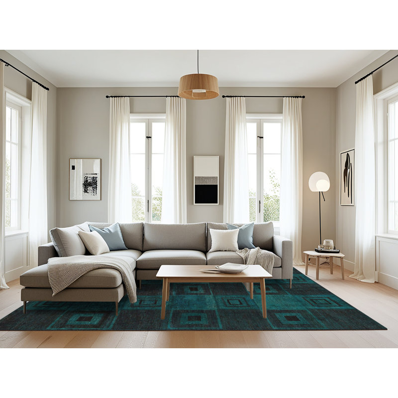 Tapis abstrait moderne 4349, Rectangle 8 pi x 12 pi